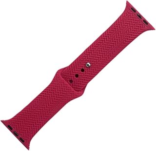 جينيرك سوار ساعة بديل مقاوم للماء من السيليكون، سوار متوافق مع الساعات مقاس 38/40/41 ملم، أرجواني