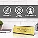 Name Plates for desks - Office Desk Name Plate Personalized with Desk or Wall Holder Customized Engraving 2x8