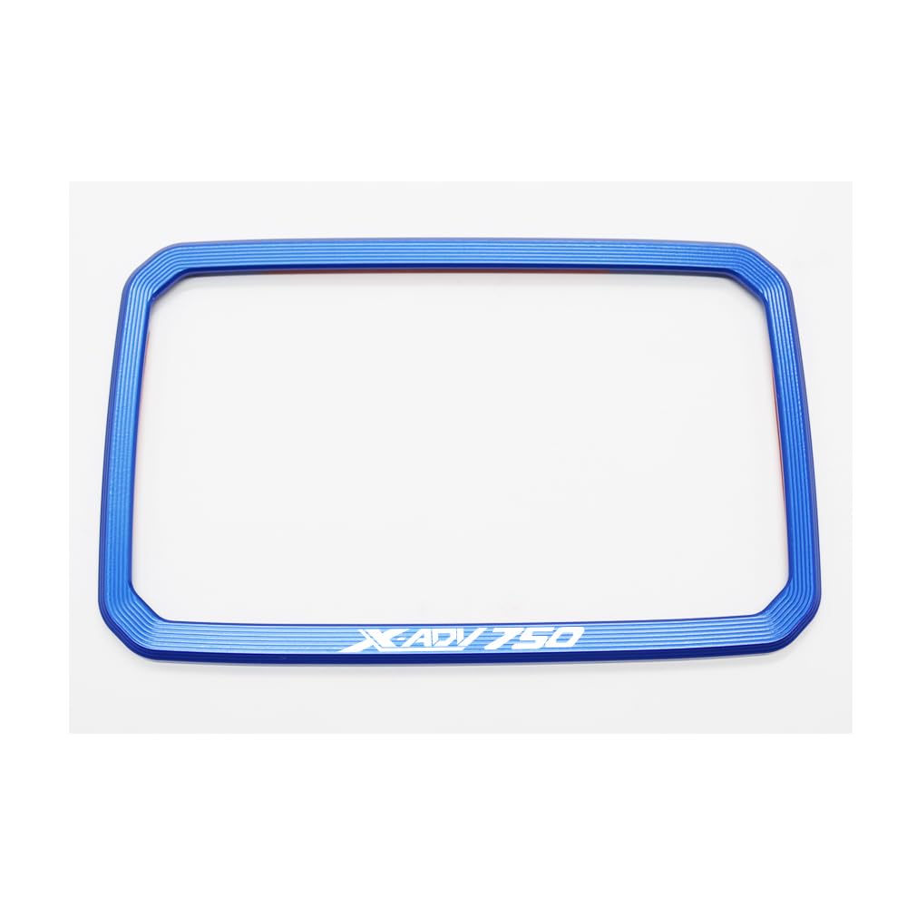 Per XADV750 X-ADV 750 2025 Protezione per schermo LCD del cruscotto della moto T6061 Copertura protettiva in alluminio CNC per telaio del misuratore (blu)