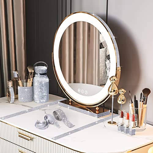 7 Rolls Rhinestone Ribbon Silver, Self Adhesive Diamond Crystal Bling Wrap Strips Roll Glitter Jewel Sticker Tape For Diy Crafts Car Phone Dresser Shoes Charms Christmas Décor #TOP1