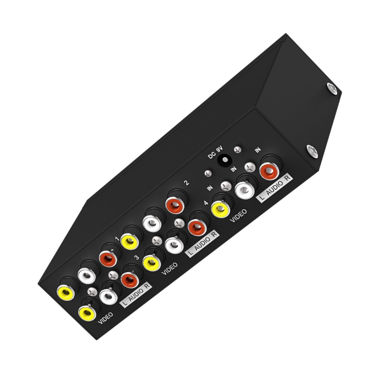 Divisor de 1 entrada a 4 salidas para sistemas de videovigilancia y monitores múltiples 480P 7