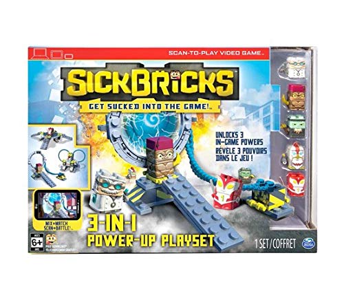New BoySick Bricks Triple Power Up Playset