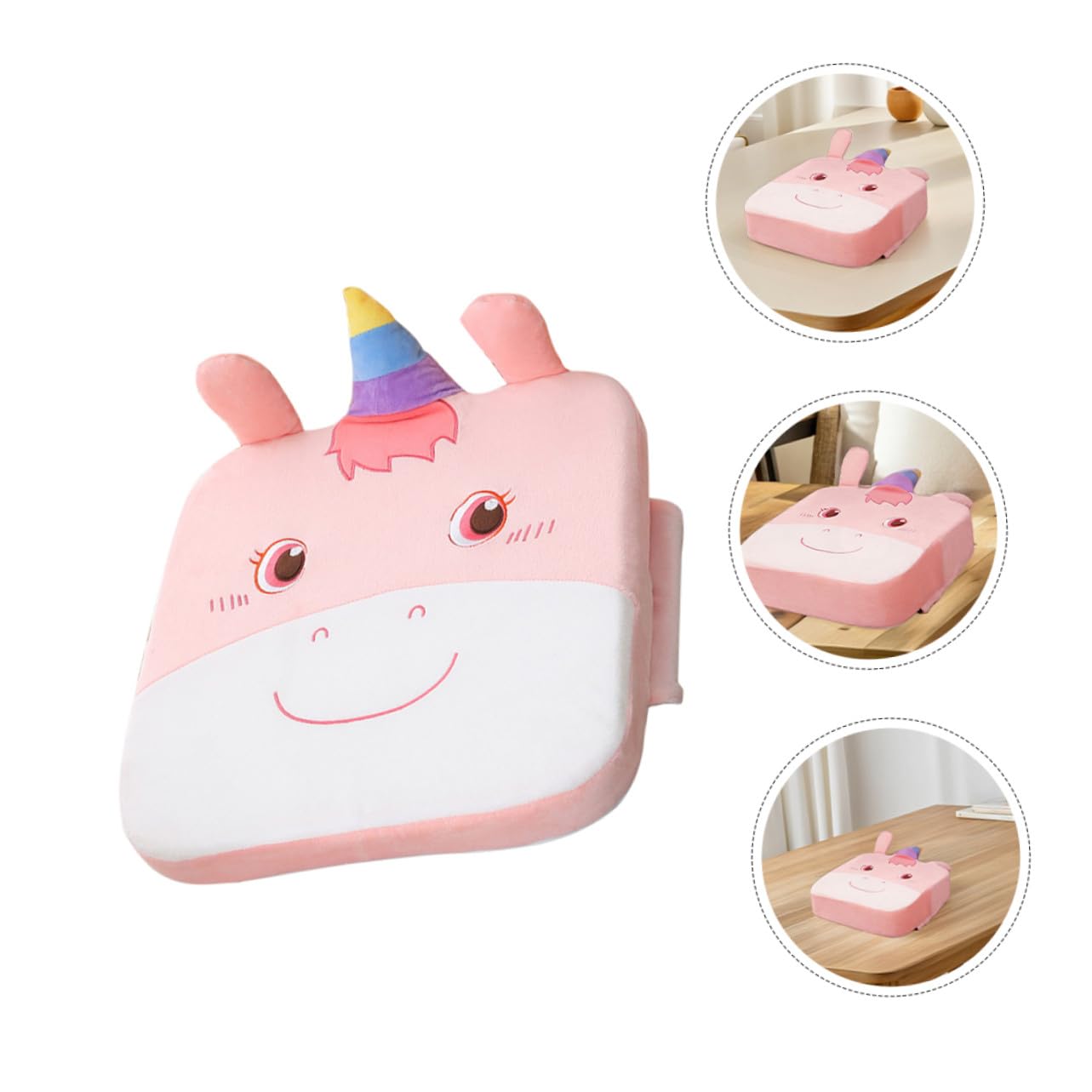 iplusmile Cuscino Rialzo Sedia Spessore Antiscivolo per da Pranzo e Studio Portatile Lavabile Supporto Ergonomico per Altezza e