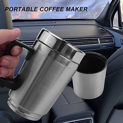 Kettle para auto 12V 300ml portátil para café y té miniatura 4