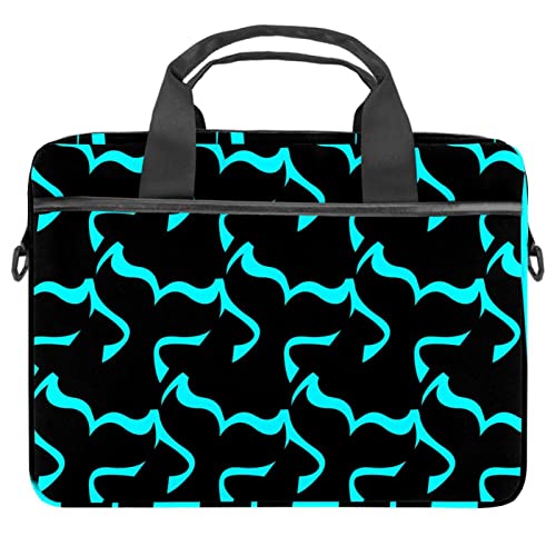 Housse ordinateur portable 13.3 bandoulière tigre antichoc multicolore