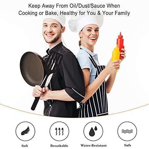 Hibaby Apron, Adjustable 2 Pack Bib Aprons With 2 Pockets Cooking Kitchen Aprons For Men Women Bbq Outdoors Baking Crafting Drawing Chef Apron #TOP1