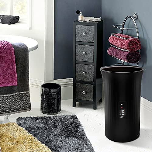 Livefine Towel Warmer | Large Bucket Style Luxury Heater With Led Display, Adjustable Timer, Auto Shut-Off | Fits Up To Two 40” X 70” Oversized Bath Sheet Towels #TOP3