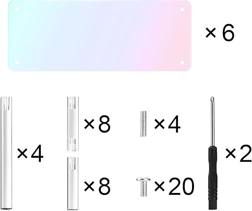 Vista 38 de Soportes acrílicos para exhibición, magdalenas transparentes, perfumes, figuritas, elevadores, soporte organizador de colonia, estantes acrílicos