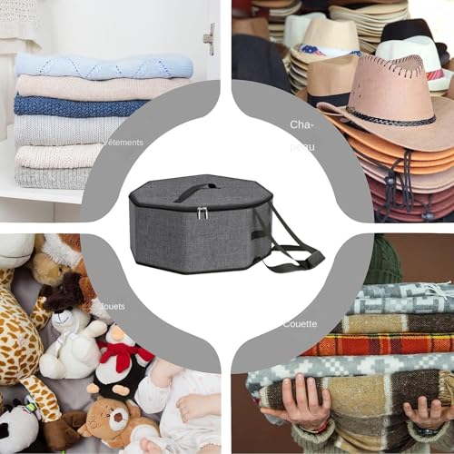 Boîte à chapeau légère et résiliente pour rangement 43cm