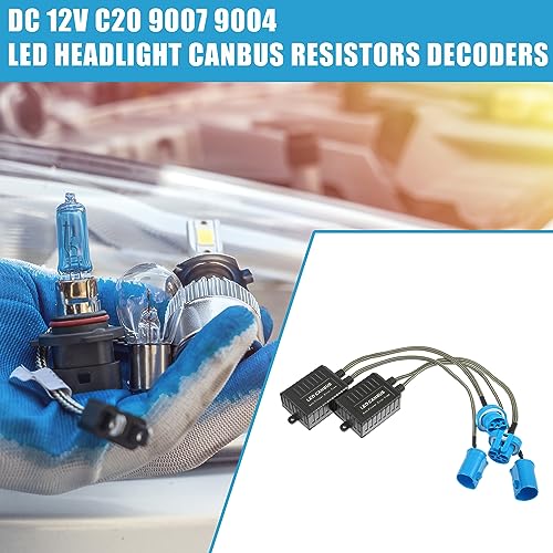 Decodificador Canbus LED para Faros C20 9007 9004 (Set 2) miniatura 2