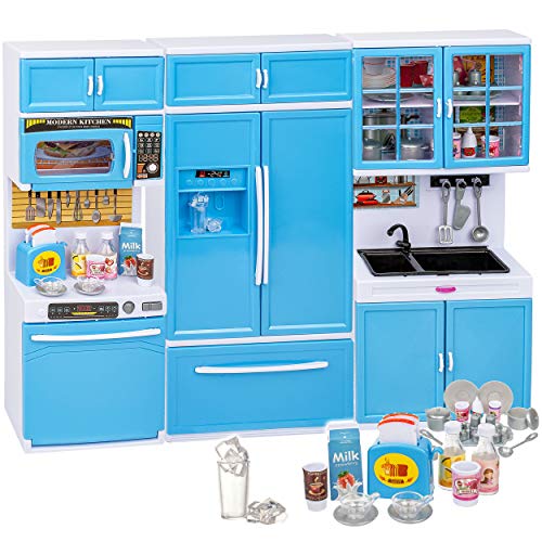 alles-meine.de GmbH Puppenhaus Möbel - Sound & Licht - 31 cm groß -...