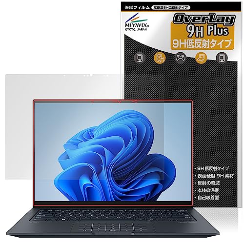 �~���r�b�N�X ASUS Zenbook 14X OLED UX3404VA �Ή� �ی� �t�B���� PET�� ���d�x 9H �ᔽ�� �����K���X�����̍d�x ���{��