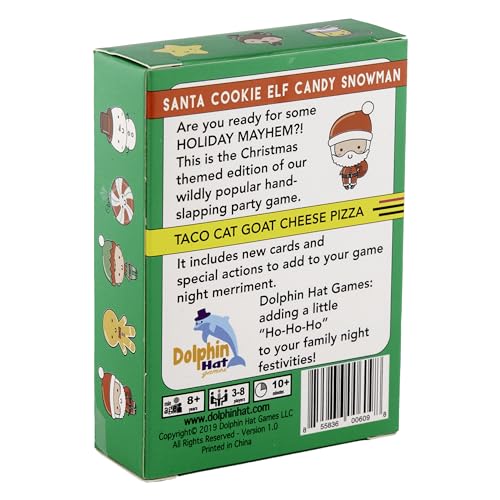 Santa-Cookie-Elf-Candy-Snowman-Card-Game–by-Taco-Cat-Goat-Cheese-Pizza–Holiday-Party-Card-Game–Great-Stocking-Stuffer–Fun-for-Kids-Teens-Adults-and-Family-10-Min-Ages-7 Santa Cookie Elf Candy Snowman Card Game–by Taco Cat Goat Cheese Pizza–Holiday Party Card Game–Great Stocking Stuffer–Fun for Kids Teens Adults and Family 10 Min Ages 7