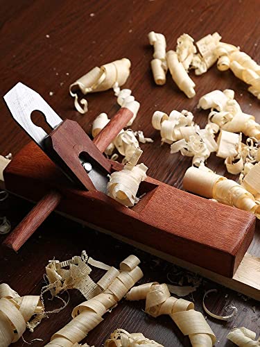 Hand Planer, Wooden Plane With Sandpaper For Woodworking,Jack Block Plane For Wood Surface,Hand Planes For Wooden Carpenter, Woodcraft, Smoothing,Trimming,Polishing Supplies (Style A) #TOP5