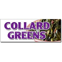12" Collard Greens Decal Sticker Soul Food Okra Chicken Cornbread hushpuppies