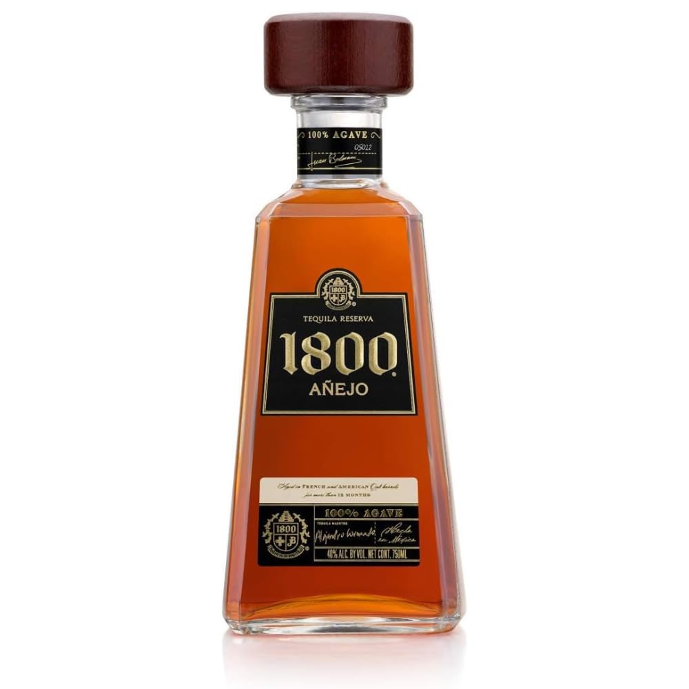 Amazon.co.jp: テキーラ クエルボ 1800 アネホ 40度 750ml 「樽