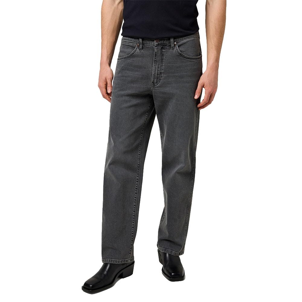 Wrangler Men's Loose Straight Jeans, Sandstorm, 36 W/32 L