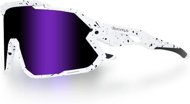 Cycling Glasses, Sport Sunglasses Polarized for Men/Women/Youth with 3 Interchangeable Lens for Cycling Running Baseball Golf