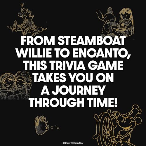 Image of Disney Trivia Board Games for Family Night, Travel Games, Strategy Game, 6+ | Disney Toys, Family Game Night, Travel Games, Screen-Free, Holiday Game, Kids Board Game, Strategy Games