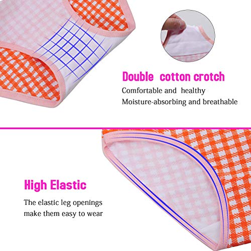 Anktry Baby 12 Pack Panties Soft Comfort Knickers Cotton Underwear Little Girls Assorted Briefs 2-12 Yrs (Multicoloured-1, 6-8 Years) #TOP1