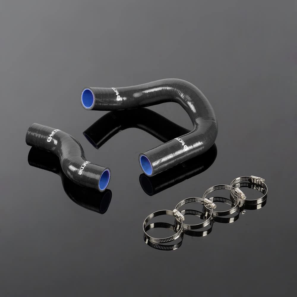 G-PLUS Silicone Radiator Hose Kit w/Clamps Compatible with NISSAN 300ZX Z32 Fairlady VG30DET 1989-2000 Red