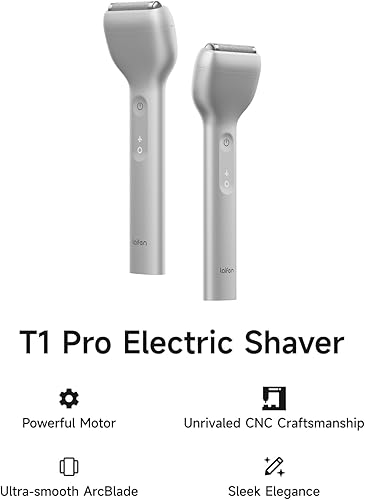 Miniatura 2 de Laifen T1 Pro - Afeitadora eléctrica de 1 cuchilla, alta velocidad, 12,000 cortesminuto, recortadora de pelo largo con 3 protectores, para barba