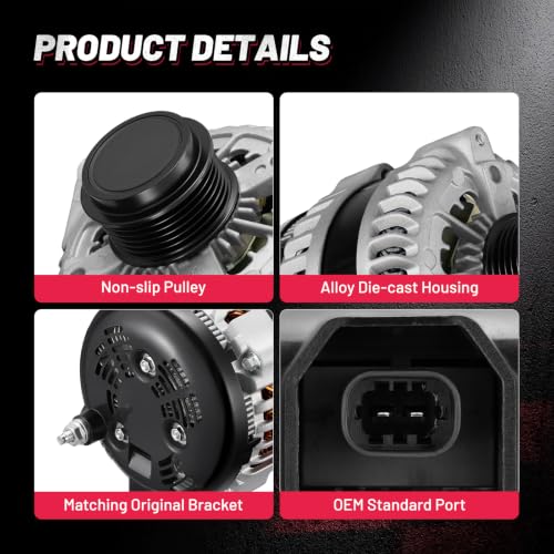 Image of BDFHYK 170Amp Alternator For Chevrolet Traverse 3.6L V6 2009-2017