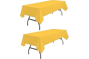 odibo Yellow Tablecloths: Enhance Your Parties with Vibrant Elegance
