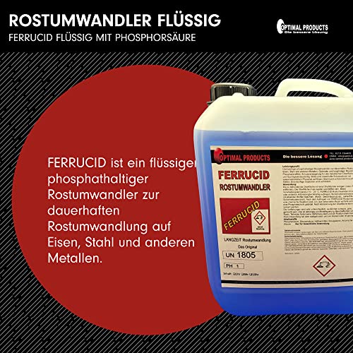 Rostumwandler von Optimal Products für metallische Oberflächen