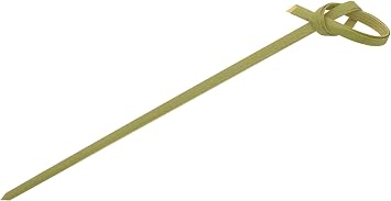Fackelmann Fingerfood Sticks Set Gastro Party of Bamboo, 10 x 0.1 x 0.1 cm, Brown