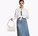 LIKEBAG Woven Handbag for Woman Vegan Leather Shoulder bag and Purse Small Fashion Shopper Totes Ladies Underarm Bags (White)