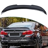 AOKAILI Rear Carbon Fiber Trunk Spoiler Wing Compatible with 2010 2011 2012 2013 2014 2015 2016 BMW 5 Series F10 Sedan & F10 M5（PSM Style）