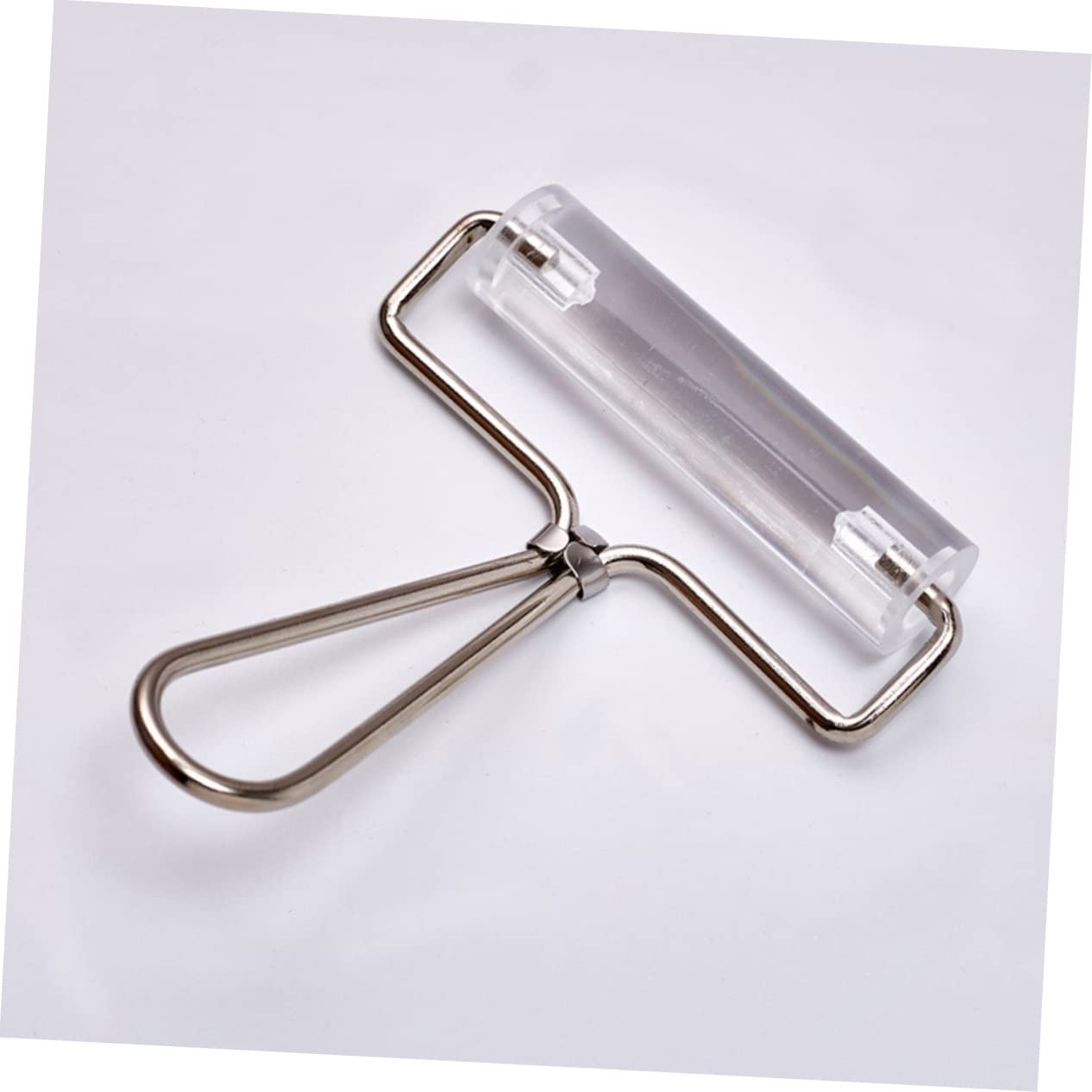 jojofuny 3 Stück Acryl Knetewalze mit Metallgriff Transparentes Knetewerkzeug für DIY Projekte Stempeln Prägen und Modellbau Langlebiges Bastelzubehör für Kunstprojekte und Arbeiten