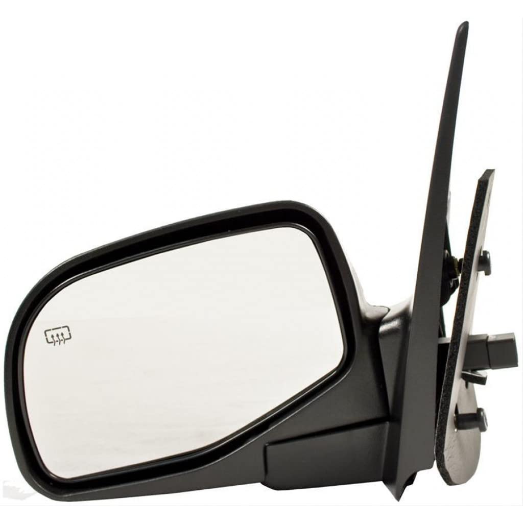 Driver Side Power Mirror For 2002-2005 Ford Explorer & Mercury Mountaineer - Black Manual Folding Replacement