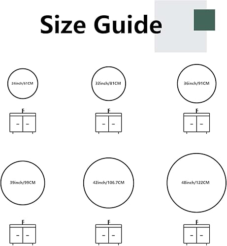 Miniatura 4 de Espejo redondo de pared, espejo circular grande de 18 pulgadas para baño, entradas, salas de estar, baño, vestuario