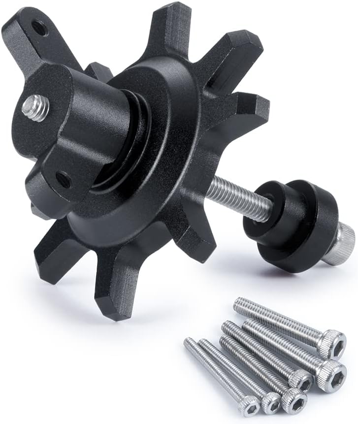RCLIONS Aluminum Alloy 1.9inch Beadlock Wheels Rims with Wheel Installation&Removal Tool Assembly