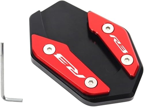 Motorcycle Side Bracket Motorcycle Accessories Side Stand Enlarge Plate Kickstand Exion for Y&AMA&ha YZF R3 R25 MT03 MT25 R 3 25 MT 03 25 2019-2022