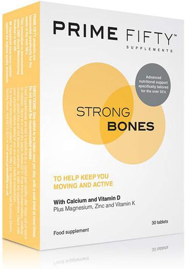 Prime Fifty Strong Bones Tablets - Pack of 30