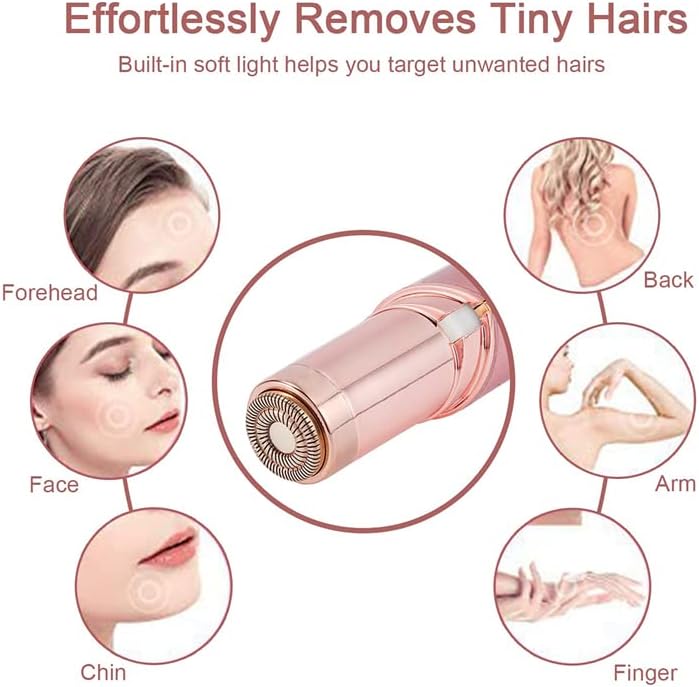 Miniatura 3 de Depilación facial para mujeres hermoso y joven dispositivo de depilación removedor de vello facial sin dolor para mujer recortadoraafeitadora de