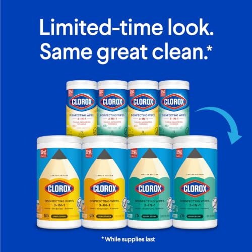 Image of Clorox Disinfecting Wipes Back to School Variety Pack, 75 Count Each, Pack of 4 (Package May Vary)