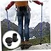 FOMIYES 2pcs Crutch Tips -Skid Protective Covers for Hiking Poles Design for Enhanced Grip Slippery and Steep Outdoor Accessory