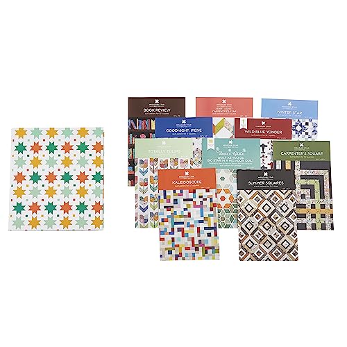 Missouri Star Favorite Quilt Sewing Patterns - Set of 10 Patterns with Storage Binder - Easy to Use How to Sew Guides for Quilting and Blanket Making