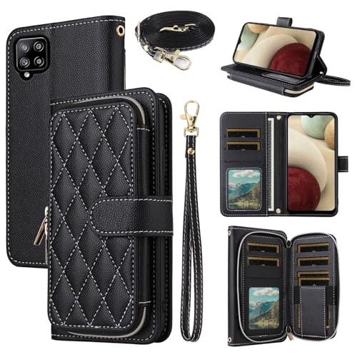 Pochette Samsung Galaxy A42 5G avec porte-cartes de crédit et support