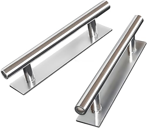 Miniatura 1 de kwa heri Manija autoadhesiva de plástico ABS oculta para puerta, ventana, armario, manijas instantáneas para muebles y cajones (15 unidades,