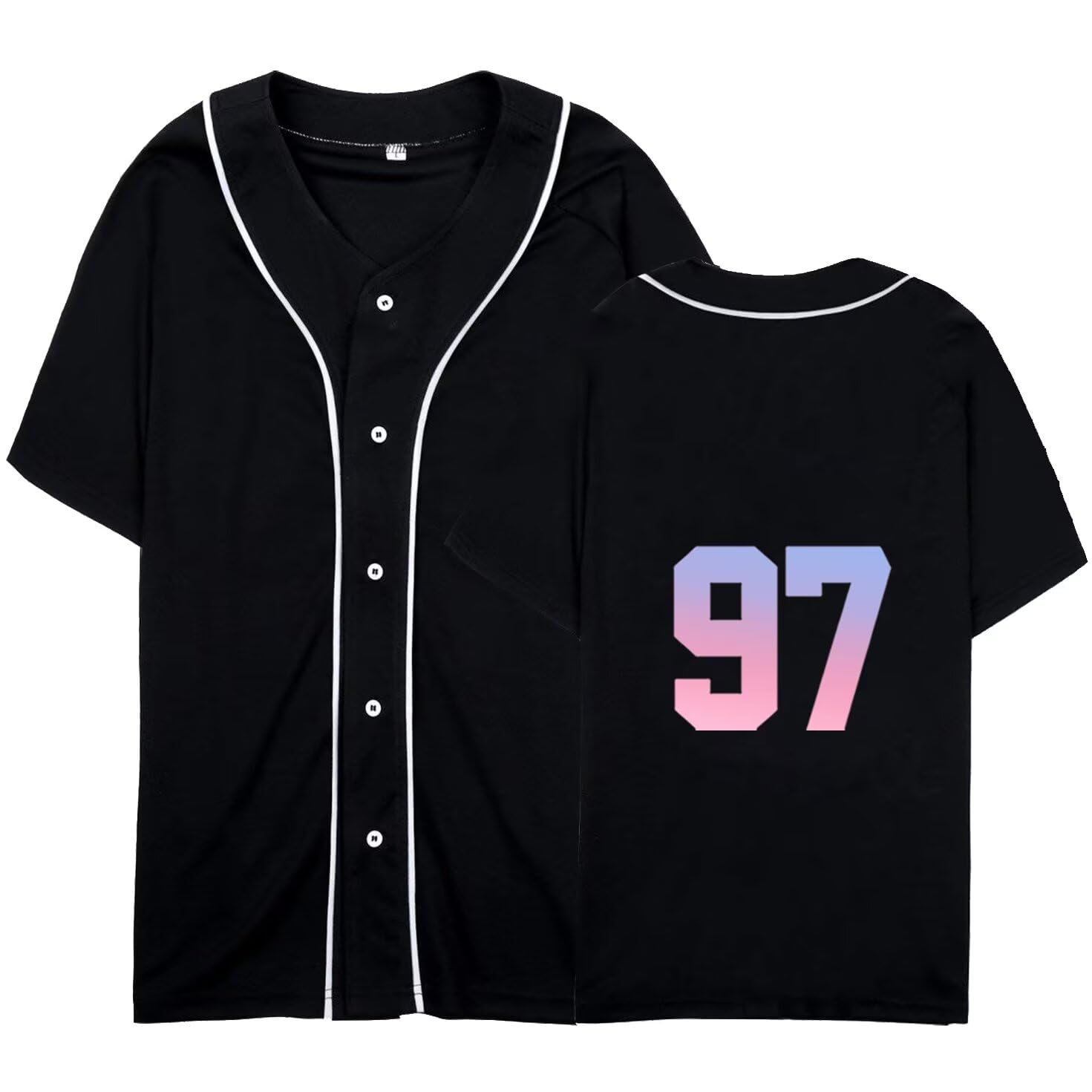 Dolpind Men's Blank Baseball Baseball Jersey Shirt Graphic Tees Softball T-Shirt Merchandise Merch Fan Apparel