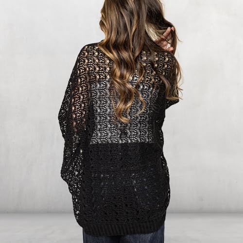 Open Weave Cocoon Shawl for Women, Cardigan Sweater, Lightweight Pashmina Shawl Wrap, Poncho Scarves for Women4