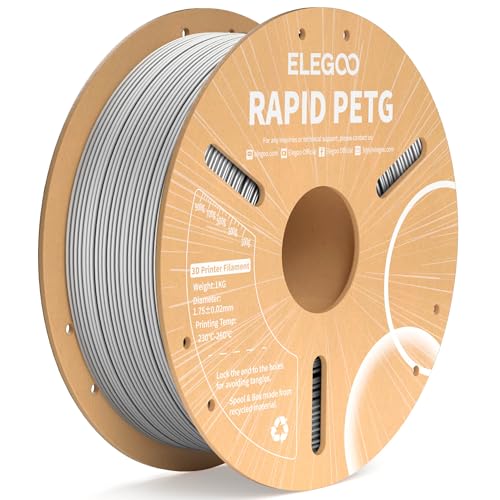 ELEGOO Rapid PETG Filament 1.75mm Grau 1KG