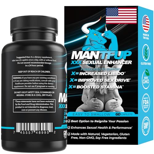mantfup daily sexual enhancer for men  boost libido testosterone pleasure amp performance fast-acting enhancement  potenciadores de testosterona