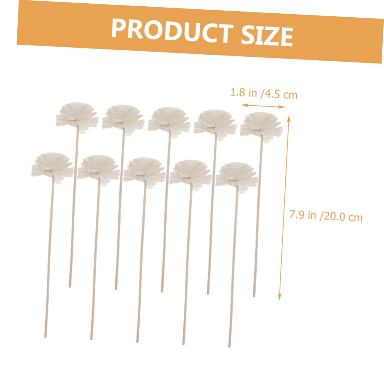 PRETYZOOM 50stücke Rattan Diffuser Sticks Für Aromatherapie Duftstäbchen Für Ätherische Öle Natürliche Raumdüfte Ergänzung Für Zuhause Büro Und Yoga-räume