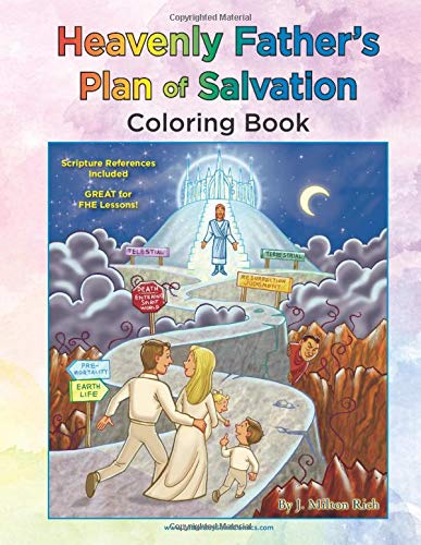 Heavenly Father's Plan of Salvation Coloring Book: Book 1